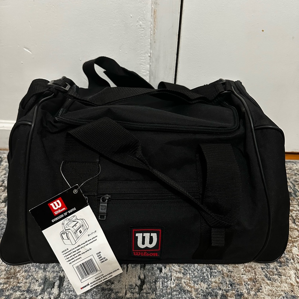 Wilson Black Men's Duffel Bag